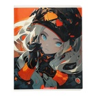 Тетрадь 40 листов в клетку "Аниме Девочки", обложка мелованный картон, УФ-лак, блок 60 г/м2, 5 видов, МИКС - фото 24716084