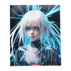 Тетрадь 40 листов в линейку "Аниме Девушка фэнтези", обложка мелованный картон, УФ-лак, блок 60 г/м2, 5 видов, МИКС - фото 24716089