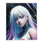 Тетрадь 40 листов в линейку "Аниме Девушка фэнтези", обложка мелованный картон, УФ-лак, блок 60 г/м2, 5 видов, МИКС - фото 24716090