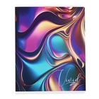 Тетрадь 48 листов в клетку "Нежные разводы", обложка мелованный картон, SoftTouch, блок 60 г/м2, 5 видов, МИКС - фото 24716099