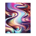 Тетрадь 48 листов в клетку "Нежные разводы", обложка мелованный картон, SoftTouch, блок 60 г/м2, 5 видов, МИКС - фото 24716103