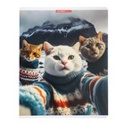 Тетрадь 48 листов в клетку "Селфи", обложка мелованный картон, ВД-лак, блок 60 г/м2, 5 видов, МИКС - фото 24720686