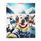 Тетрадь 48 листов в клетку "Селфи", обложка мелованный картон, ВД-лак, блок 60 г/м2, 5 видов, МИКС - фото 24720687