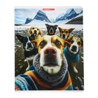 Тетрадь 48 листов в клетку "Селфи", обложка мелованный картон, ВД-лак, блок 60 г/м2, 5 видов, МИКС - фото 24720689