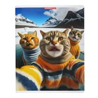 Тетрадь 48 листов в клетку "Селфи", обложка мелованный картон, ВД-лак, блок 60 г/м2, 5 видов, МИКС - фото 24720690