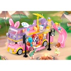 Конструктор Розовая мечта «Мультимедийный автобус», 412 деталей, уценка - Фото 4