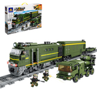 Конструктор ЖД «Военный Поезд», работает от батареек, 1174 детали, уценка 10669802