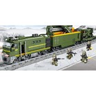 Конструктор ЖД «Военный Поезд», работает от батареек, 1174 детали, уценка 10669802