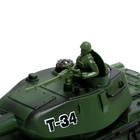 Уценка Танк радиоуправляемый «Т34», с аккумулятором, с бункером 10669975