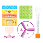 Конструктор блочный-электронный «Пропеллер», 4 схемы, 10 деталей, уценка 10669978