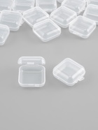 Коробочка для хранения мелочей, 3.5×3.5×1.8 см, прозрачная - Фото 2