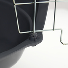 Переноска для животных на колёсах, до 15 кг  "Пижон" 58 х 41 х 36см, бело-серая 1023514 - фото 24667648