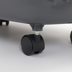 Переноска для животных на колёсах, до 15 кг  "Пижон" 58 х 41 х 36см, бело-серая 1023514 - фото 24667649