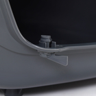 Переноска для животных, до 15 кг "Пижон" 58 х 41 х 39см, металлическая дверь, серая - фото 24667668