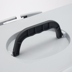 Переноска для животных, до 15 кг "Пижон" 58 х 41 х 39см, металлическая дверь, серая - фото 24667672