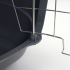 Переноска для животных, до 15 кг "Пижон" 58 х 41 х 39см, металлическая дверь, серая - фото 24667673