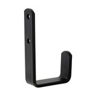 Держатель настенный, универсальный, 100х60х40х20, цвет черный - фото 24690999