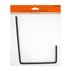 Держатель настенный, универсальный,  200х160х80х20, цвет черный - фото 24691013