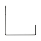 Держатель настенный, универсальный,  200х210х80х20, цвет черный - фото 24691016