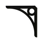 Кронштейн DECOR, 145х145, 2 шт, цвет черный - фото 24691029