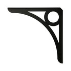 Кронштейн DECOR, 195х195, 2 шт, цвет черный - фото 24691034