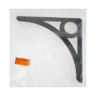 Кронштейн DECOR, 245х245, 2 шт, цвет черный - фото 24691040