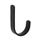 Крюк настенный, универсальный, 100х65х20, цвет черный - фото 24691077