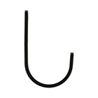 Крюк настенный, универсальный, 100х65х20, цвет черный - фото 24691078