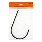 Крюк настенный, универсальный, 160х100х20, цвет черный - фото 24691087