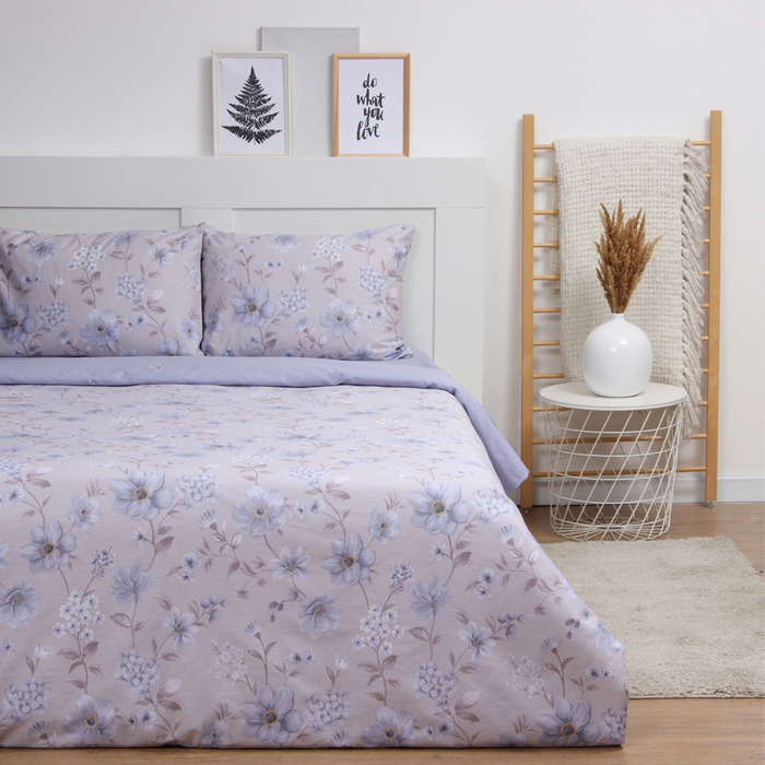 Постельное бельё LoveLife евро Soft 200х217см, 225х240см, 50х70см-2шт, хлопок, сатин, 125г/м² - Фото 1