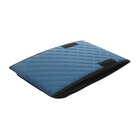 Органайзер кофр в багажник автомобиля Cartage саквояж, экокожа стеганая, 30х30х30 см синий - Фото 9