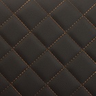 Органайзер кофр в багажник автомобиля Cartage саквояж, экокожа стеганая, 50×30×30 см, коричневый - Фото 8