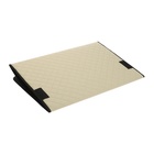 Органайзер кофр в багажник автомобиля Cartage саквояж, экокожа стеганая, 70х30х30 см, бежевый - Фото 9