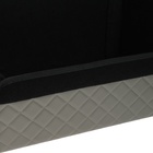 Органайзер кофр в багажник автомобиля Cartage саквояж, экокожа стеганая, 70×30×30 см, серый - Фото 7