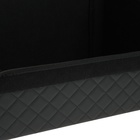 Органайзер кофр в багажник автомобиля Cartage саквояж, экокожа стеганая, 70×30×30 см, черный - Фото 7
