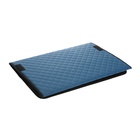 Органайзер кофр в багажник автомобиля Cartage саквояж, экокожа стеганая, 70х30х30 см, синий - Фото 9