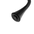 Смеситель для кухни ZEIN Z3425, силиконовый излив, картридж 35 мм, нерж. сталь, черный/сатин - Фото 7