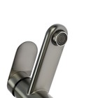 Смеситель для раковины ZEIN Z3760, однорычажный, высота излива 11.5 см, графит - Фото 3