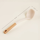 Половник SL Home, с разметкой 30/60 мл, 34×8×7.5 см, бежевый - Фото 2