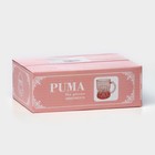 Набор стеклянных стопок PUMA, 25 мл, 6 шт, цвет розовый - фото 4627592