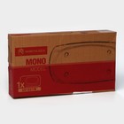 Блюдо - менажница стеклянная MONO, 30×16 см - фото 4627597