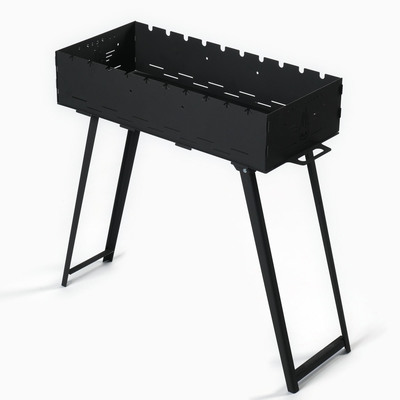 Мангал с ножками FIREGRILL, 74.7×37.5×72.3 см, 2 мм, длина жаровни 65 см