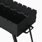 Мангал с ножками FIREGRILL, 74.7×37.5×72.3 см, 2 мм, длина жаровни 65 см - Фото 4