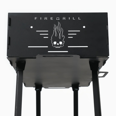 Мангал с ножками FIREGRILL, 74.7×37.5×72.3 см, 2 мм, длина жаровни 65 см