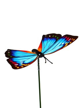 Штекер «Бабочка Атрис», 7×7 см/30 см, набор 30 шт., МИКС, Greengo  (артикул 10423823)  большой выбор товаров оптом и в розницу по низким ценам с доставкой