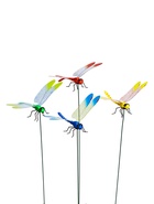 Штекер «Стрекоза Сенди», 14×9 см/45 см, набор 10 шт., МИКС  (артикул 10423824)  большой выбор товаров оптом и в розницу по низким ценам с доставкой