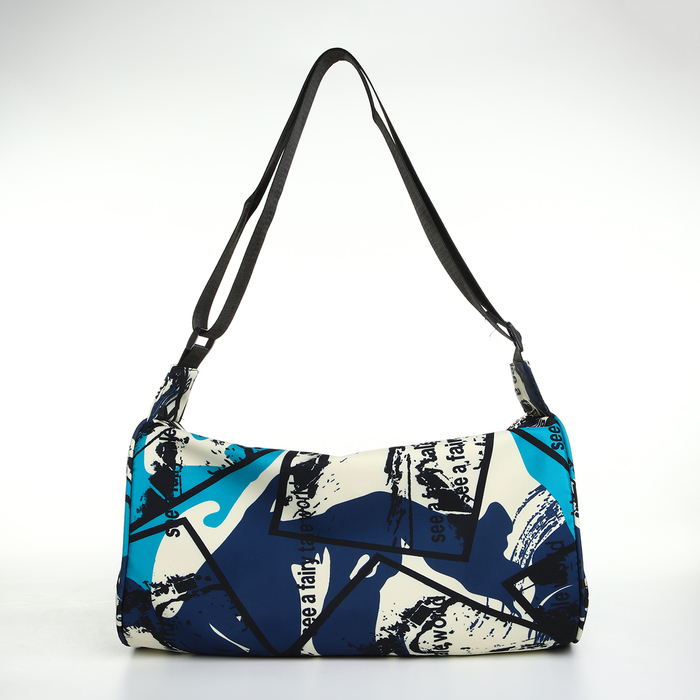 Спортивная сумка, средний размер, TEXTURA, регулируемый ремень, разноцветная - Фото 1