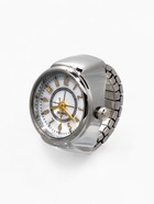 Кольцо «Время» часы круг, цвет серебряно-золотой - Фото 1