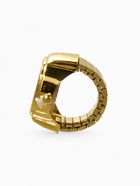 Кольцо «Время», часы круг, цвет золото - Фото 3