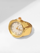 Кольцо «Время», часы круг, цвет золото - Фото 7